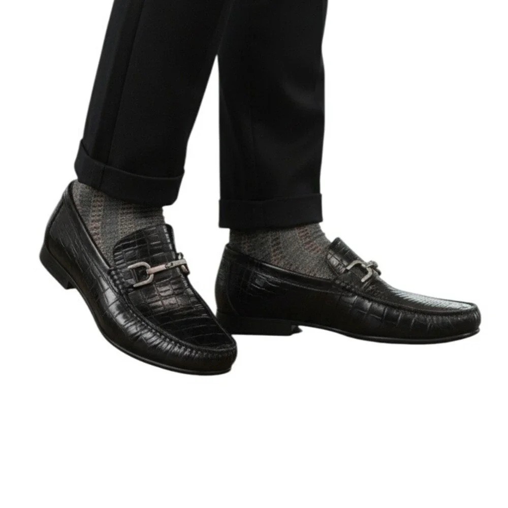 DONALD J PLINER Niles Men's Bit Slip on Loafer Shoes Size 10.5‎ NWOB